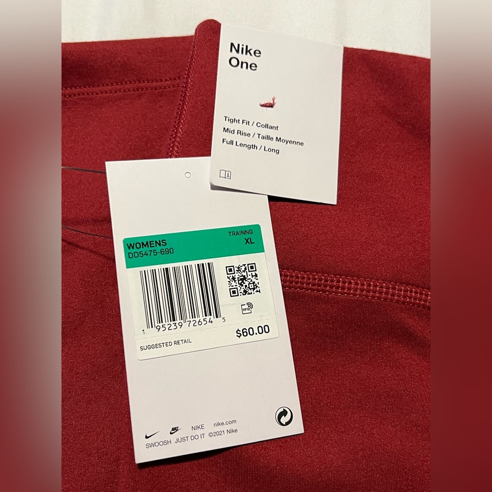 Nike Therma-FIT pomegranate/black 2-piece - Picture 3 of 6